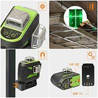 HUEPAR – niveau Laser rotatif à faisceau vert 3D à 12 lignes, niveau à terre rotatif 603CG BT