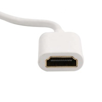 Câble Micro HDTV vers HDTV femelle Convertisseur 4K pour adaptateur de câble convertisseur HDTV vers Smart TV