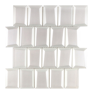 <span class=keywords><strong>Carrelage</strong></span> décoratif mural <span class=keywords><strong>blanc</strong></span>, nouveau modèle, carré, <span class=keywords><strong>miroir</strong></span> 3d, <span class=keywords><strong>carrelage</strong></span> de salle de bains, mosaïque - Product Image 3