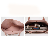 Sacs à main, sacoche pour femmes, fourre-tout à poignée supérieure, sacoche à bandoulière en cuir PU gaufré, avec pompon