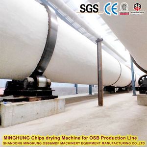 Wood Chips Flakes Sawdust Rotary Drum Dryer for Particle Board Production Line - Product Image 2