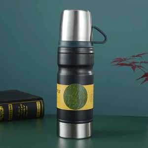 Thermos en acier inoxydable 304, anti-fuite, écologique, boîte cadeau, bouteille d'eau portable, cadeau d'ouverture d'entreprise, vente en gros - Product Image 5