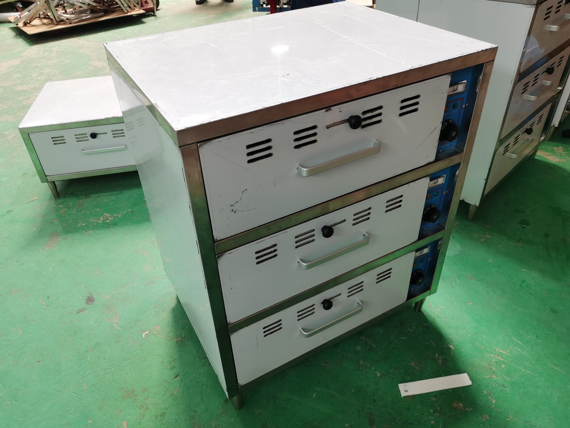 3段引き出し電気ビルディングブロック構造フードヒーターウォーム