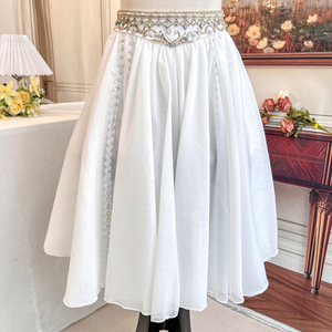 Edance ชุดเต้นอินเดียเกรดสูง, ชุดเต้นระบำหน้าท้องเสื้อบราผิวนูนลายทางแบบฟรีไซส์ชุดการแสดงแฟชั่นชุดเชียร์ลีดเดอร์ - Product Image 2