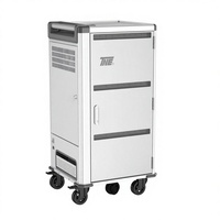 Armoire professionnelle pour ordinateurs portables à 30 emplacements, armoire pour téléphones portables, casier intelligent pour usage scolaire, station de charge USB-C