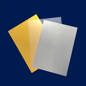 Yüksek kalite beyaz altın gümüş baskı malzemesi satılık 0.3mm mürekkep püskürtmeli baskı PVC plastik levha özelleştirilmiş