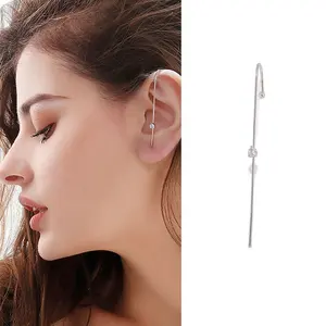 RAKOL EP2593时尚锆石水晶包裹履带式镀金钩钉女式耳环