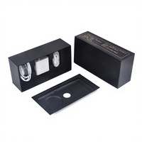 Boîte d'emballage pour téléphone portable, ensemble personnalisé, papier spécial, estampage à chaud doré, impression UV, plateau intérieur, couvercle supérieur et inférieur, personnalisable