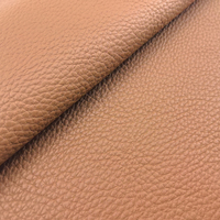 Tissu en cuir PVC gaufré 0,9 mm, 54 pouces, imperméable, résistant à l'abrasion, pour canapé, sac à main, artisanat DIY, multicolore, au mètre