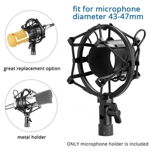 Micrófono de estudio de grabación de sonido, micrófono de montaje a prueba de golpes - Product Image 4