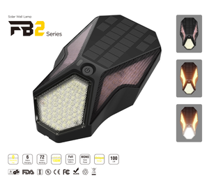 IP65ไฟ LED พลังงานแสงอาทิตย์ติดผนังกลางแจ้ง, เซนเซอร์ไฟติดผนังดีไซน์รูปสไปเดอร์แมนหรี่แสงได้ลำแสง360มุมสำหรับใช้ในสวน - Product Image 5