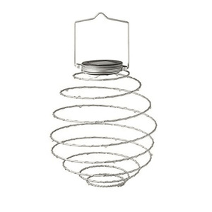 Solar Spring Wire <b>Led</b> <b>Light</b> String 20Leds Iron Outdoor Lantern With <b>Light</b> Sensor - Product Image 5