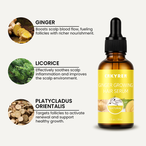 Orgânica Sophora Flavescens gengibre crescimento do cabelo soro OEM Professional Care Strong <span class=keywords><strong>Root</strong></span> Hair Loss prevenção para cabelos crespos secos - Product Image 2