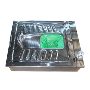 Inodoro Portátil de Acero Inoxidable Changwang 304 con Operación a Pedal y Parabrisas Frontal - Product Image 1