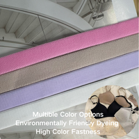 Sangles de soutien-gorge élastiques antidérapantes en nylon 453-18, accessoires de sangles élastiques pour sous-vêtements, vente en gros directe d'usine en stock