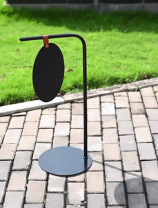 Классический рекламный знак магазина кофе-металлическая окрашенная отделка, передвижная двухсторонняя вывеска-витрина у входа - Product Image 5