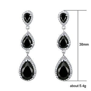 Orecchini Pendenti Barocchi Vintage per Donne, Gioielli per Orecchie con Pietre Scintillanti, Accessori Moda per Feste - Product Image 5