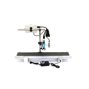 Impresora de inyección de tinta industrial en línea, codificadora automática de fecha para bolsas, impresora de sobremesa con cinta transportadora para materiales flexibles y otros. - Product Image 4