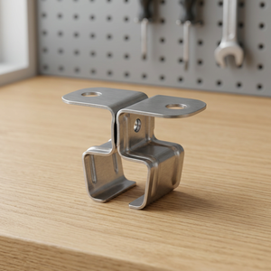 ตัวหนีบรางเหล็กสแตนเลสแบบตัว S (ไม่รวมน็อต) สำหรับสายไฟฟ้า - Product Image 2