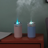 Nouveau Design 260ml cadeaux promotionnels canettes Mini humidificateur d'air huile essentielle diffuseur d'arôme brume fraîche humidificateur pour maison voiture Yoga