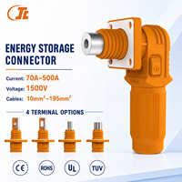 Connecteur d'alimentation étanche IP67 haute tension 1500V mâle/femelle, plaqué cuivre argenté, pour stockage d'énergie, borne de prise, batterie solaire
