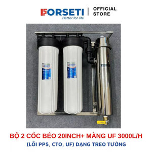 Sistema de filtro de agua UF de 20 pulgadas - Sistema de filtro de agua para toda la casa de 2-3 etapas, filtro de plástico PVDF de acero inoxidable, agua doméstica - Product Image 5