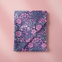 Tissu imprimé floral 100 % coton biologique, léger, peigné, toucher doux, sans MOQ, pour vêtements féminins