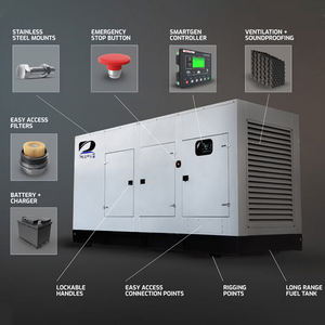 Generador Diésel Súper Silencioso de Fábrica de 15kva 20kva 30kva 50kva 60kva para Parques, Generador de Energía Parkins Trifásico - Product Image 2