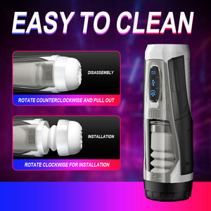 Nuovo Masturbatore <span class=keywords><strong>Maschile</strong></span> Intelligente con Controllo AI tramite App, Video, Voce, Frequenza, Velocità, Vibrazione, Rotazione Automatica e Riscaldamento - Product Image 5