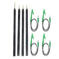 Lot de 4 sondes d'alimentation LED BDM avec aiguilles de remplacement, outil ECU, sonde BDM avec câble à clip vert, adaptateur de programmation ECU