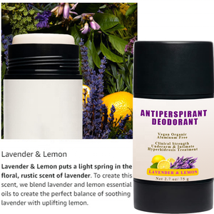 Deodorante intimo antitraspirante ascellare <span class=keywords><strong>per</strong></span> ascelle di resistenza clinica senza alluminio organico vegano <span class=keywords><strong>per</strong></span> il trattamento dell'iperidrosi degli uomini - Product Image 3