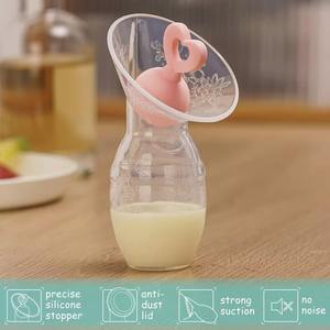 <span class=keywords><strong>Sacaleches</strong></span> de silicona <span class=keywords><strong>manual</strong></span> portátil para colector de leche de bebé silencioso e indoloro personalizado - Product Image 2