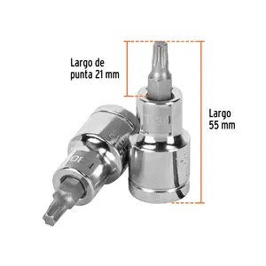BOX 6 Douille Torx T-30, entraînement 1/2'', TRUPER - Product Image 3