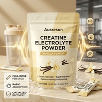 Poudre de supplément sportif hydratant OEM Halal aux électrolytes monohydratés, créatine, protéines et collagène, saveur créatine et électrolytes