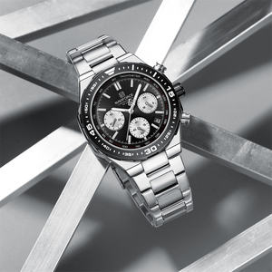 Vente flash NAVIFORCE 8049 Montres pour hommes Quartz Mode Affaires Classique Étanche Bracelet en acier inoxydable Montre-bracelet 2025 - Product Image 3