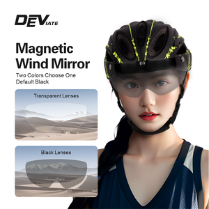 Nuevo <span class=keywords><strong>casco</strong></span> de Ciclismo de color mate de moda con lente extraíble para bicicleta de carretera - Product Image 3