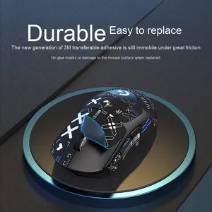 Aufkleber-Etiketten für Gaming-Maus Rechte Hand 1. und <span class=keywords><strong>2</strong></span>. Generation Rutschfest Anti-Schweiß Mattierte Maus-Aufkleber - Product Image 4