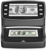 Détecteur de contrefaçon de billets SEMTOM V100 à double bande IR UV MG et lumière blanche avec écran LCD pour toutes les devises
