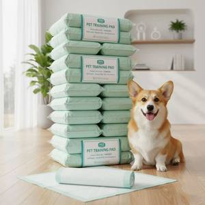 ペット用衛生スリーピングパッド子犬トイレマット犬用布竹超吸収使い捨て防水通気性 - Product Image 1