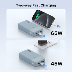 Batería <span class=keywords><strong>Externa</strong></span> de 20000mAh y 65W, Cargador Portátil Rápido para Teléfono Móvil, Laptop, MacBook, Dell, Pad, <span class=keywords><strong>iPhone</strong></span> 17, 16, 15, <span class=keywords><strong>14</strong></span> - Product Image 3