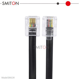 Phẳng <span class=keywords><strong>Cat3</strong></span> điện thoại vá cáp RJ11 6P4C điện thoại vá dây - Product Image 6