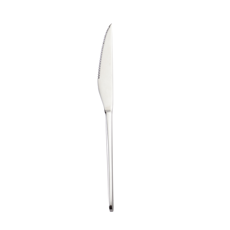 Couteau à steak argenté