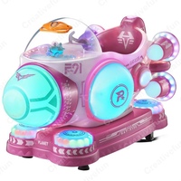 Nouvelle fusée spatiale à pièces astronaute manèges pour enfants Swing Machine Super voiture pour centre commercial en plastique métallique Durable