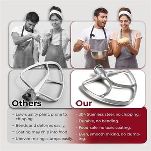 Accesorios para Batidora KitchenAid, Paleta para Mantequilla de Acero Inoxidable K45B - Product Image 5