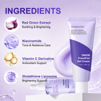 Soins de la peau en marque privée OEM, essence pour le visage à l'extrait d'oignon, apaisante, réparatrice, éclaircissante, hydratante, formule personnalisée