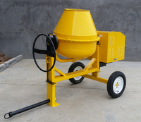 Nouvelle bétonnière diesel mini entièrement automatique, moteur refroidi par air, capacité 400L, productivité 6-10m³/h, facile à utiliser