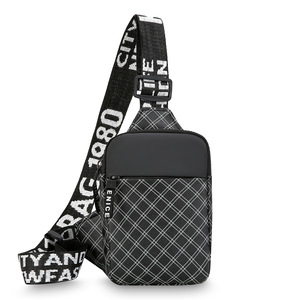 <strong>Mini</strong> <strong>Black</strong> Oxford Logo Custom Slab <strong>Bag</strong> Outdoor Sport Crossbody Chest <strong>Bag</strong> for Cards Collection Sling Pack - Product Image 2