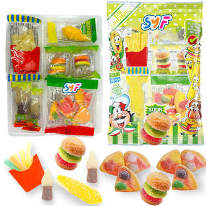 Mini Gomas de Forma de Hamburguer, Batata Frita, Cachorro Quente e Pizza, Doces de Gelatina Macia em Atacado - Product Image 1