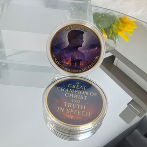 Moneda de Metal Personalizada, Regalos de Recuerdo, Moneda Conmemorativa MARTÍR por <span class=keywords><strong>la</strong></span> <span class=keywords><strong>VERDAD</strong></span> y <span class=keywords><strong>la</strong></span> LIBERTAD, Moneda Bañada en Oro Coleccionable - Product Image 3