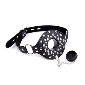 Produits érotiques SM pour adultes, bâillons, bâillons en PU, jouets alternatifs spécifiques aux adultes, accessoires équestres, bouchons de toilette, jouets à eau bénite - Product Image 3